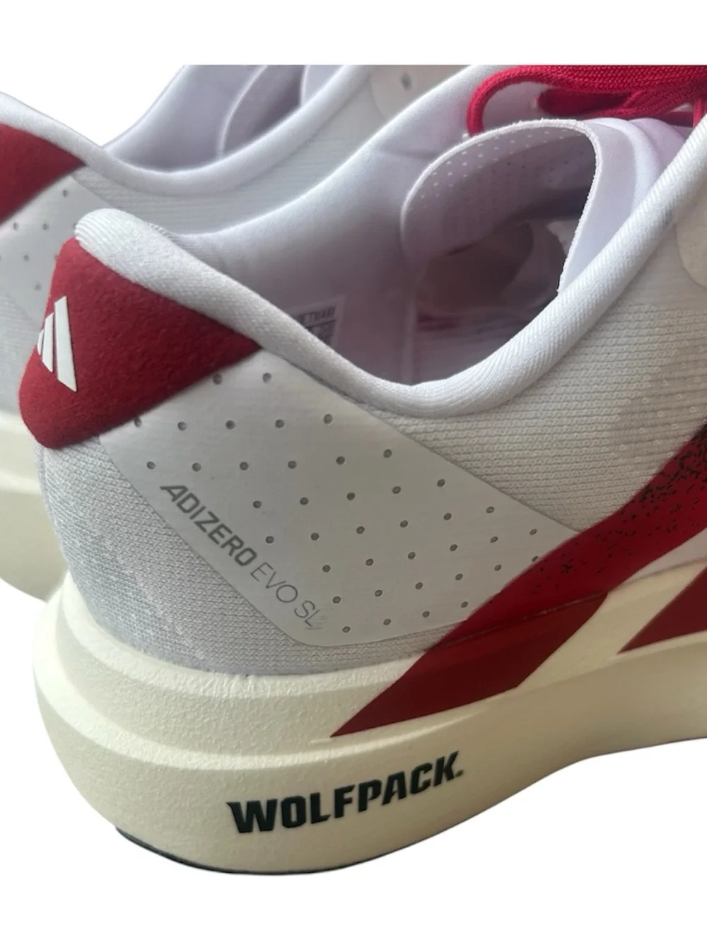 Adidas Adizero Evo SL NC State Wolfpack Men's Size 7 / Women's 8 New Without Box